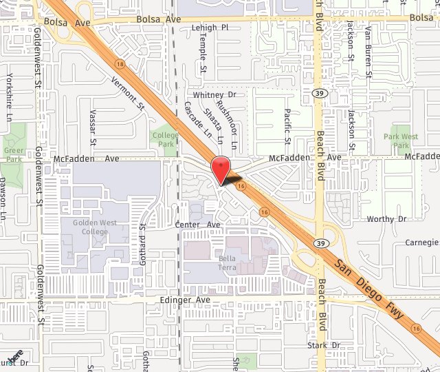 Location Map: 7677 Center Avenue Huntington Beach, CA 92647